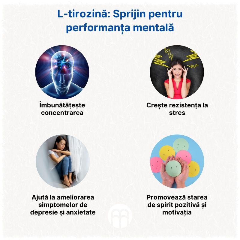 (Rumunština) L-Tyrosine Podpora mentální výkonnosti